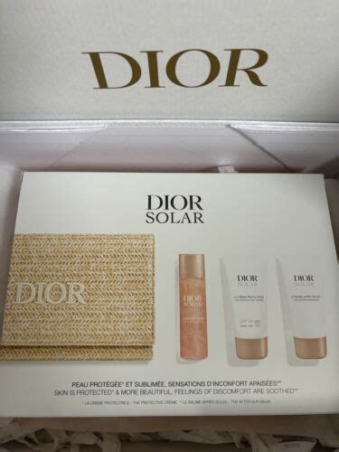 dior solar clutch set|Dior sun tan pouch.